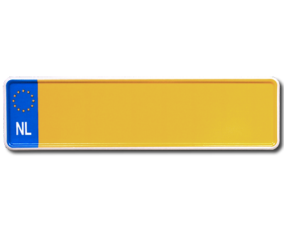Nameplate The Netherlands 340 x 90 mm